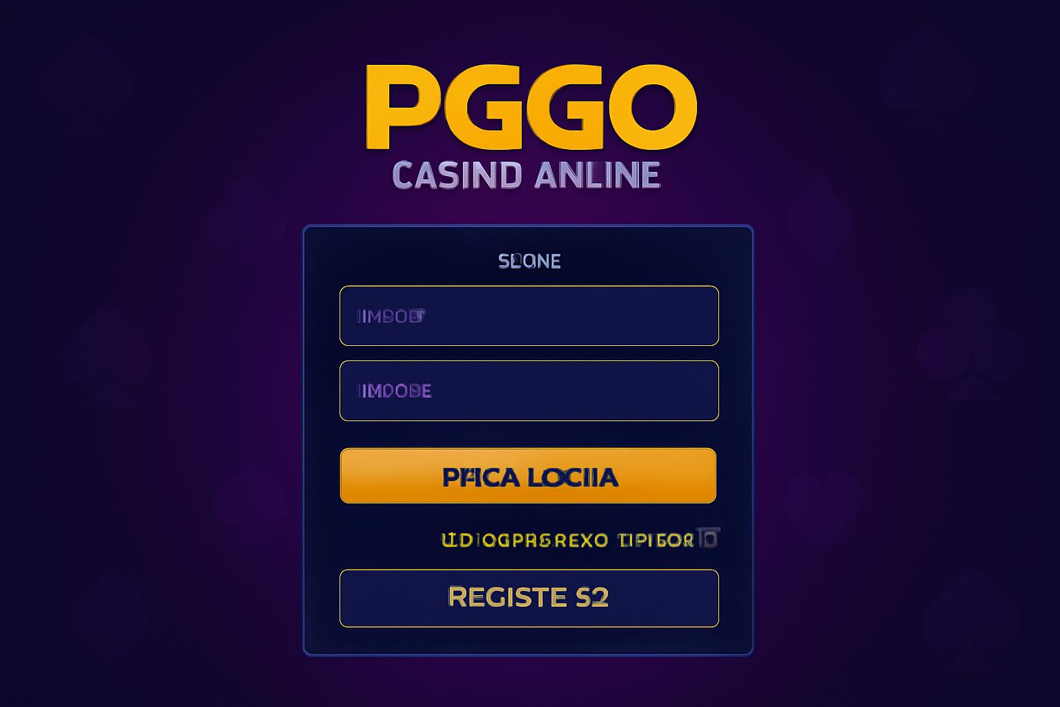 Login no Cassino PGGO